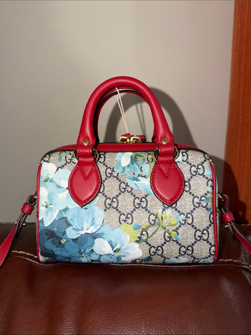 ‼️Authentic Gucci Floral Bloom Mini Boston Satchel Crossbody Bag - Picture 4 of 15